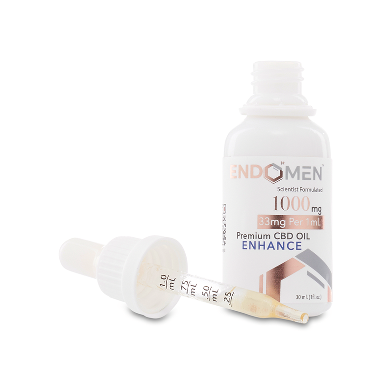 EndoMen 'Enhance' Superior Grade CBD Oil Tincture 1000mg