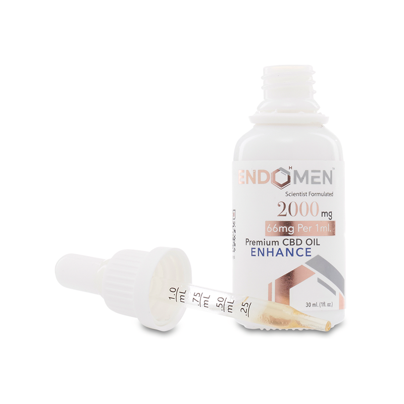 EndoMen 'Enhance' Superior Grade CBD Oil Tincture 2000mg