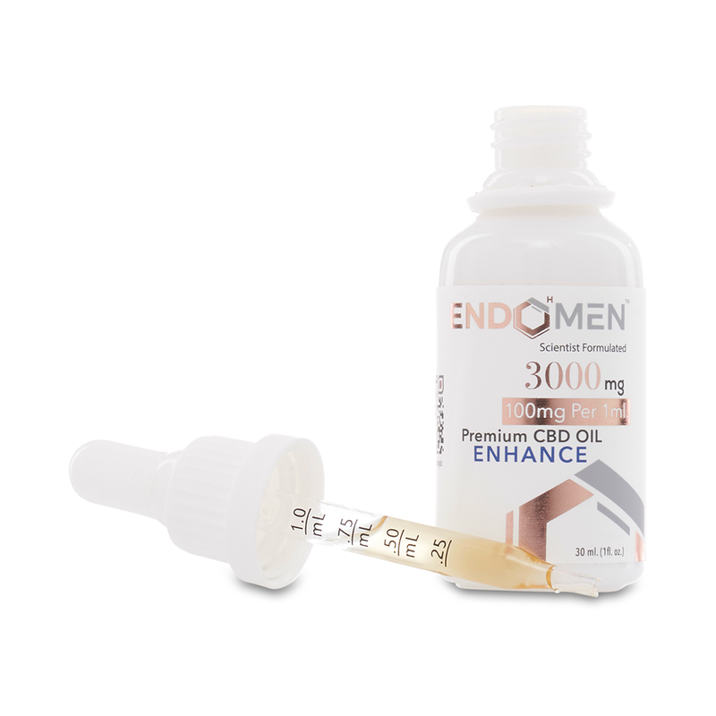 EndoMen 'Enhance' Superior Grade CBD Oil Tincture 3000mg