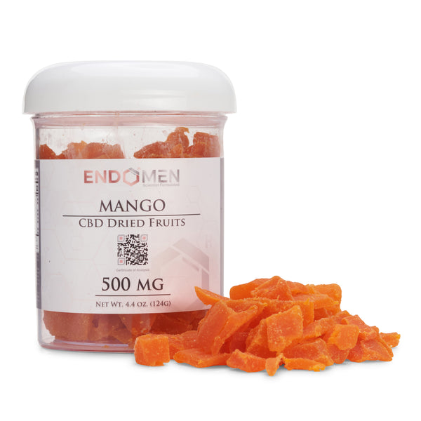 Hemp Derived CBD Mango Bits 500mg Wide