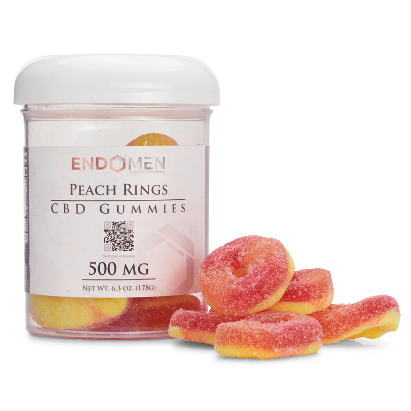 EndoMen CBD Peach Rings 500mg